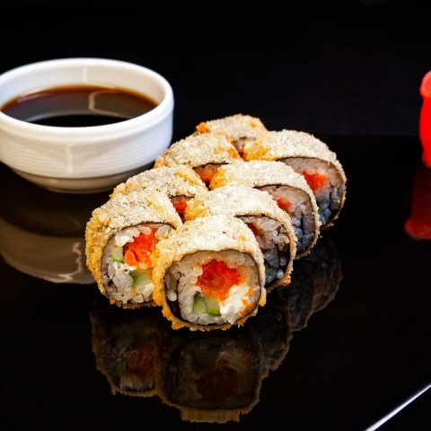 Биг Хот с лососем