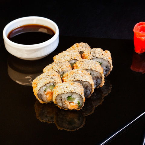 Биг Хот с лососем