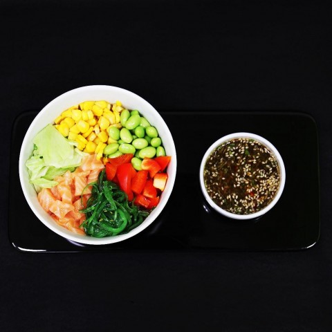 Поке лосось