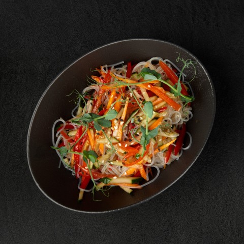 Фунчоза с овощами