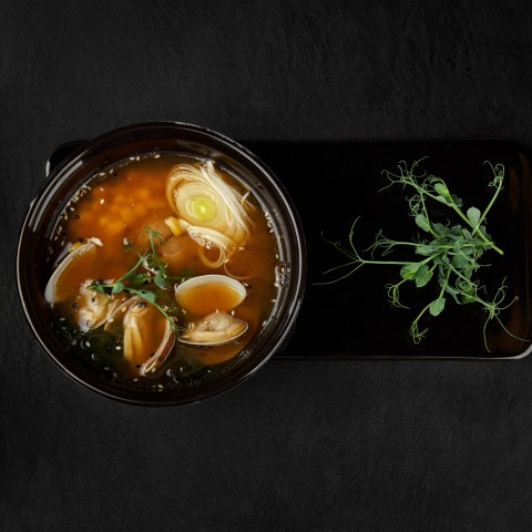 Мисо суп с вонголе 