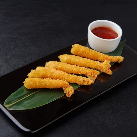 Креветки темпура